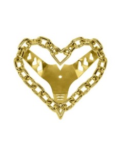 Sweet Heart Chain Steering Wheel Gold.